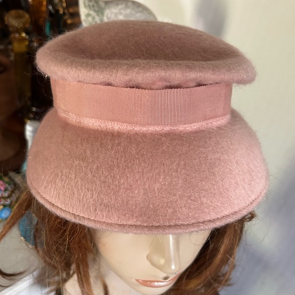 Vintage Dusty Rose Pink Hat - Picture 2 of 9